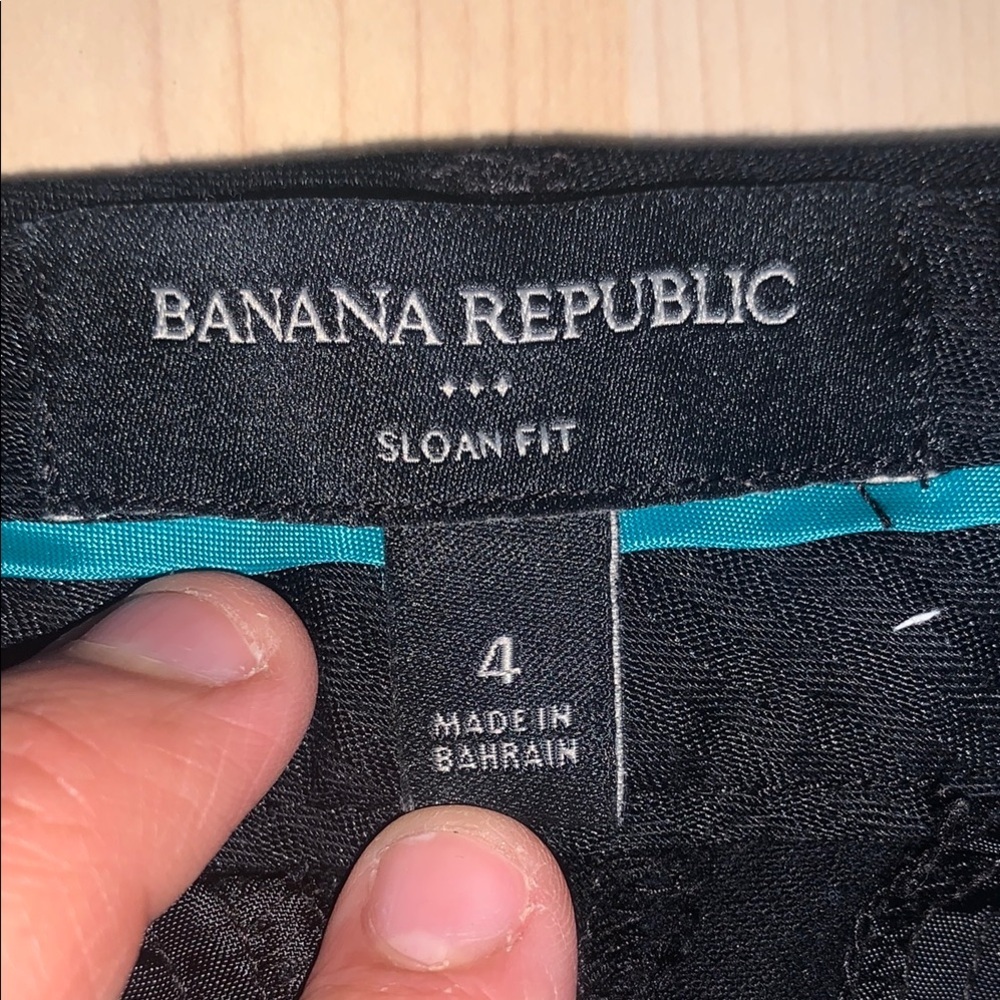 Banana Republic Black Ankle Pants Sloan fit - Picture 5 of 12